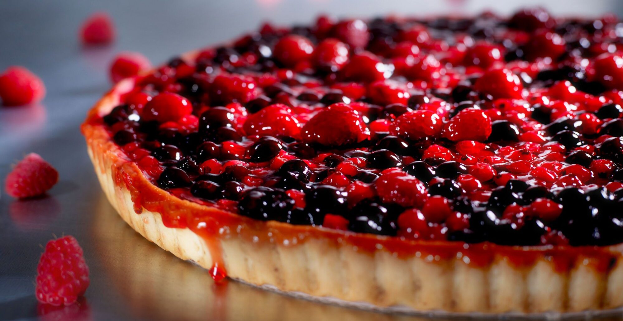 recette tarte aux fruits rouges